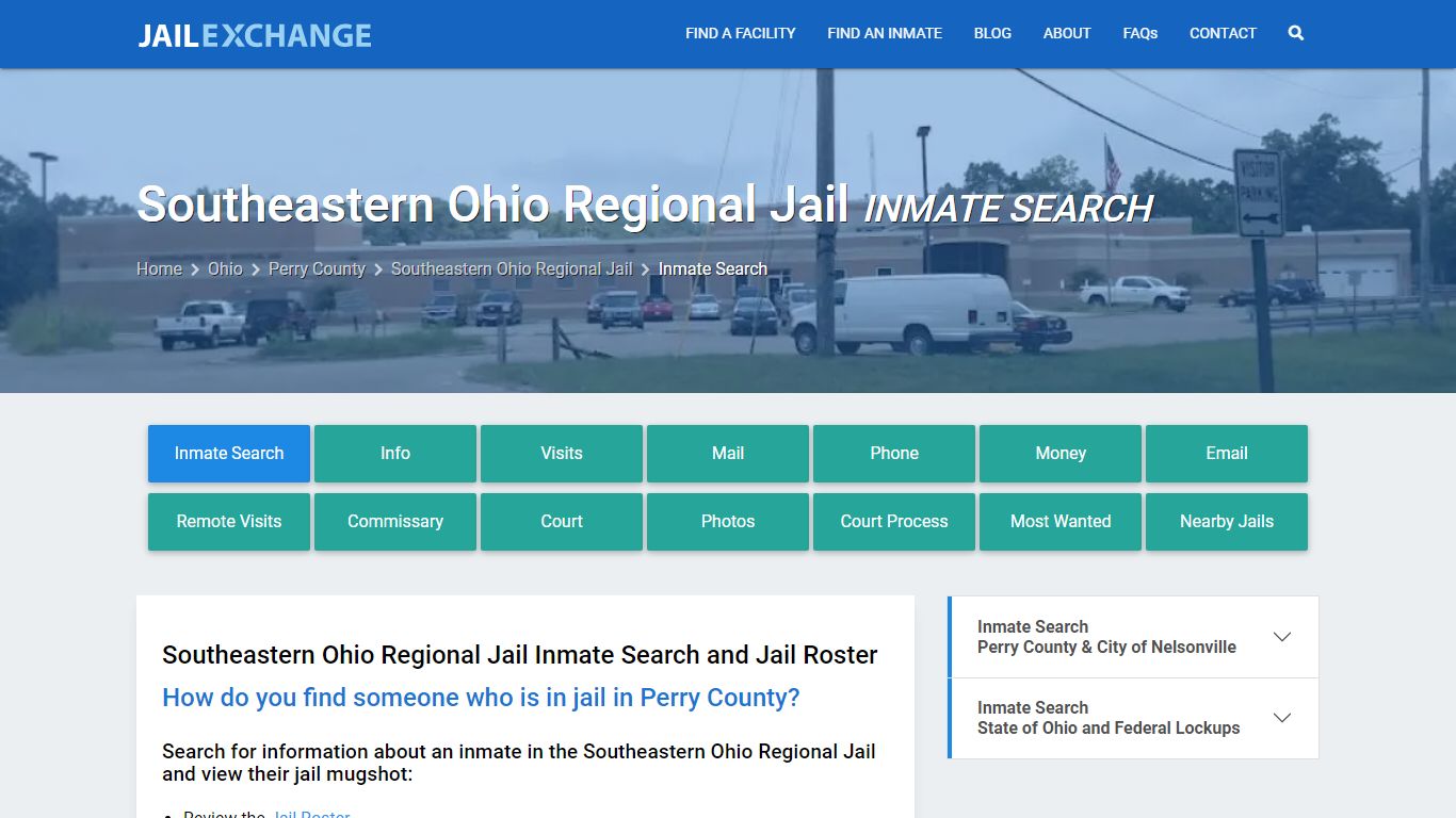 Southeastern Ohio Regional Jail Inmate Search - Jail Exchange